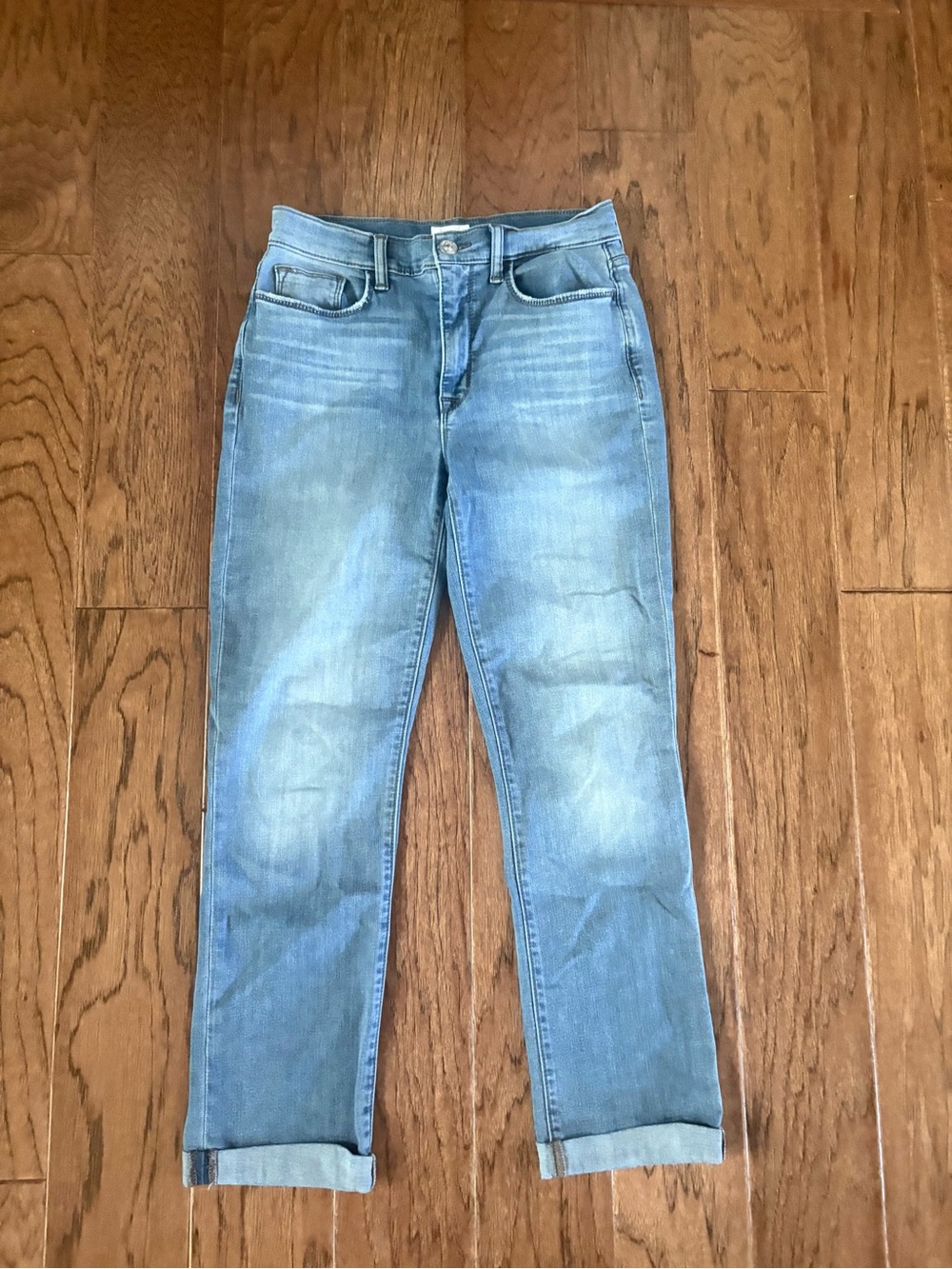 Hudson Blair High Rise Straight Crop Jeans Size 27
